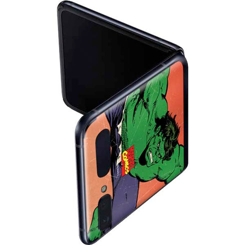 Marvel Classic Comics The Incredible Hulk Galaxy Z Flip Skin