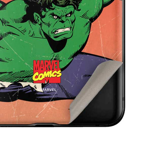 Marvel Classic Comics The Incredible Hulk Galaxy Z Flip Skin