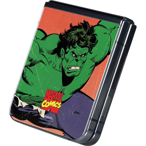 Marvel Classic Comics The Incredible Hulk Galaxy Z Flip5 5G Skin