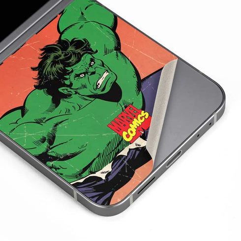 Marvel Classic Comics The Incredible Hulk Galaxy Z Flip6 Skin