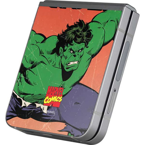 Marvel Classic Comics The Incredible Hulk Galaxy Z Flip6 Skin