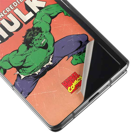 Marvel Classic Comics The Incredible Hulk Galaxy Z Fold2 5G Skin