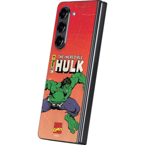 Marvel Classic Comics The Incredible Hulk Galaxy Z Fold5 5G Skin
