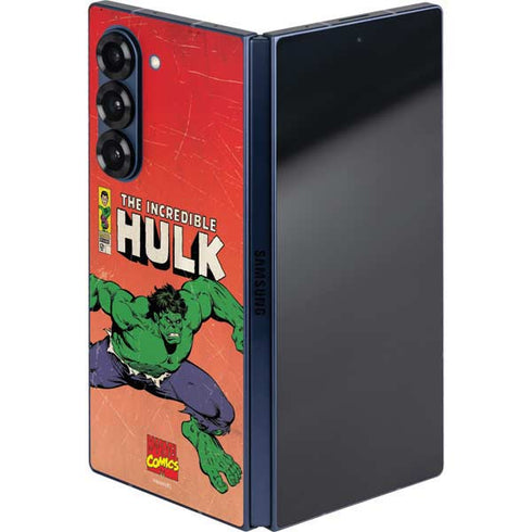 Marvel Classic Comics The Incredible Hulk Galaxy Z Fold6 Skin