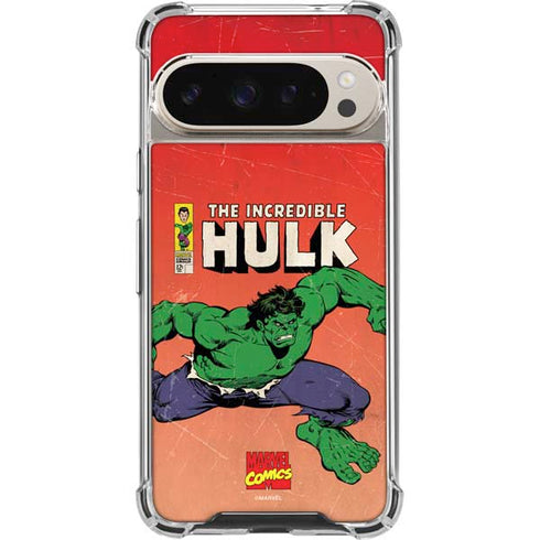 Marvel Classic Comics The Incredible Hulk Google Pixel 9 Pro XL Clear Case
