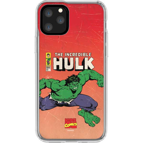 Marvel Classic Comics The Incredible Hulk iPhone 11 Pro Clear Case