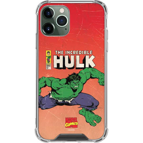 Marvel Classic Comics The Incredible Hulk iPhone 11 Pro Max Clear Case