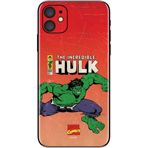 Marvel Classic Comics The Incredible Hulk iPhone 11 Skin