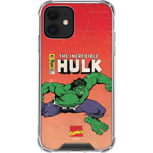 Marvel Classic Comics The Incredible Hulk iPhone 12 Clear Case