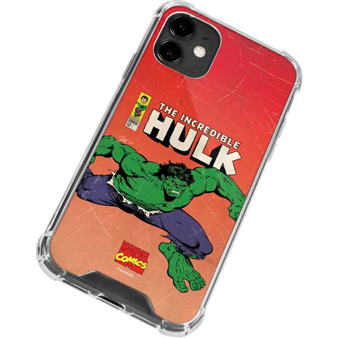 Marvel Classic Comics The Incredible Hulk iPhone 12 Clear Case