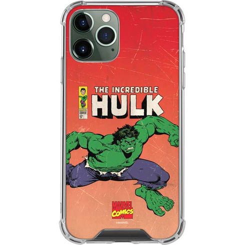 Marvel Classic Comics The Incredible Hulk iPhone 12 Pro Clear Case