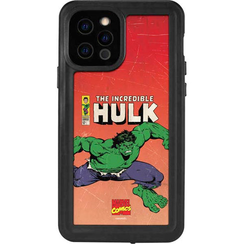 Marvel Classic Comics The Incredible Hulk iPhone 12 Pro Waterproof Case