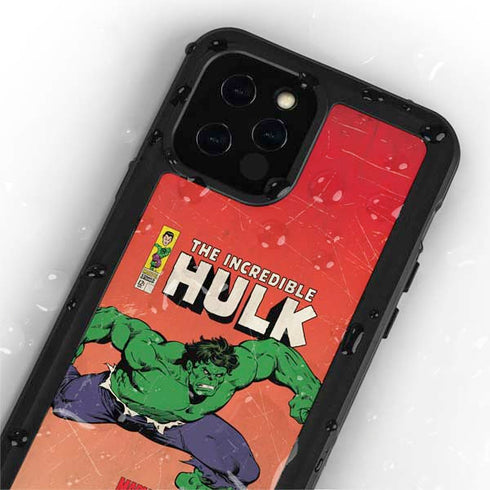 Marvel Classic Comics The Incredible Hulk iPhone 12 Pro Waterproof Case