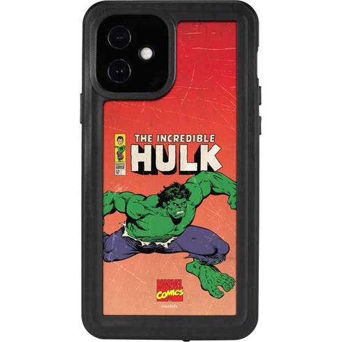 Marvel Classic Comics The Incredible Hulk iPhone 12 Waterproof Case