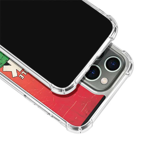 Marvel Classic Comics The Incredible Hulk iPhone 13 Pro Clear Case