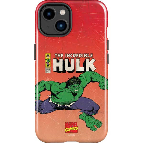 Marvel Classic Comics The Incredible Hulk iPhone 14 Plus Impact Case