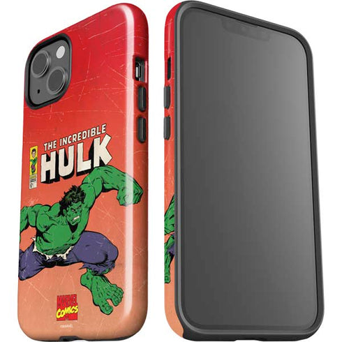 Marvel Classic Comics The Incredible Hulk iPhone 14 Plus Impact Case