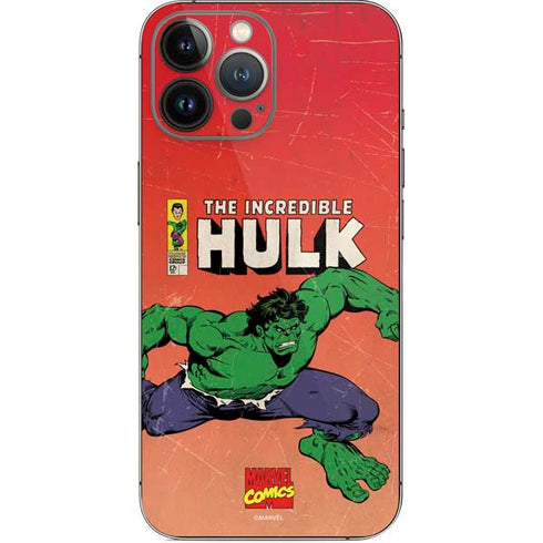 Marvel Classic Comics The Incredible Hulk iPhone 14 Pro Max Skin