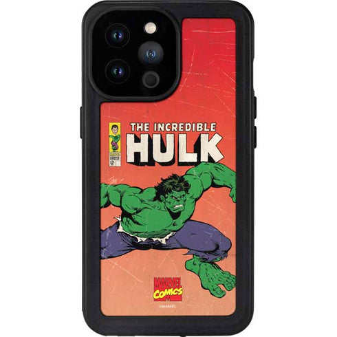 Marvel Classic Comics The Incredible Hulk iPhone 14 Pro Max Waterproof Case