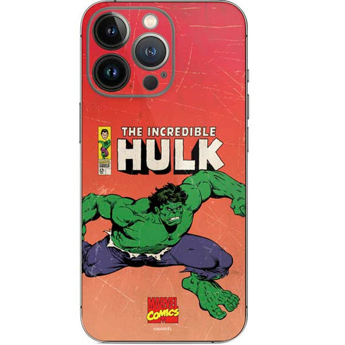 Marvel Classic Comics The Incredible Hulk iPhone 14 Pro Skin