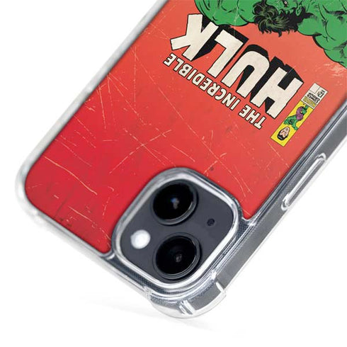 Marvel Classic Comics The Incredible Hulk iPhone 15 MagSafe Case