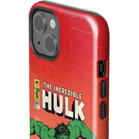 Marvel Classic Comics The Incredible Hulk iPhone 15 Plus Impact Case