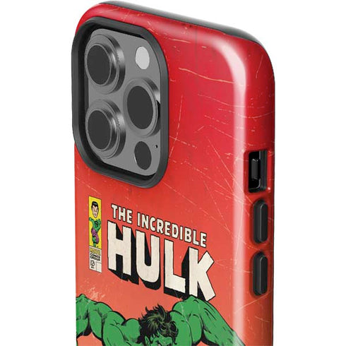Marvel Classic Comics The Incredible Hulk iPhone 15 Pro Impact Case