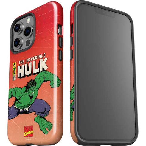 Marvel Classic Comics The Incredible Hulk iPhone 15 Pro Impact Case