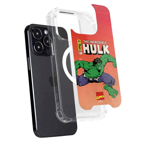 Marvel Classic Comics The Incredible Hulk iPhone 15 Pro MagSafe Case