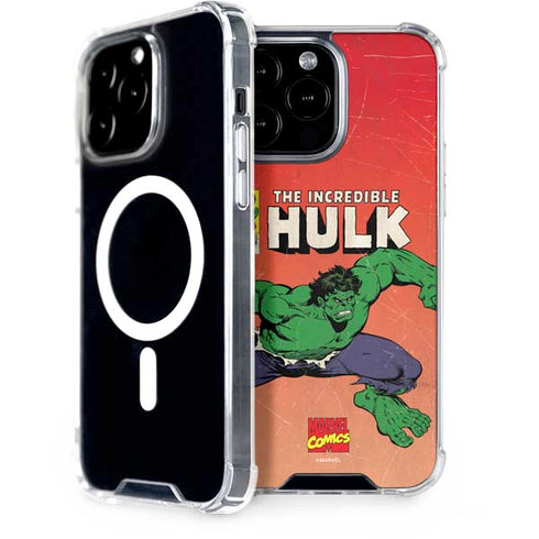 Marvel Classic Comics The Incredible Hulk iPhone 15 Pro Max MagSafe Case