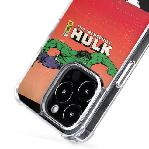 Marvel Classic Comics The Incredible Hulk iPhone 15 Pro Max MagSafe Case