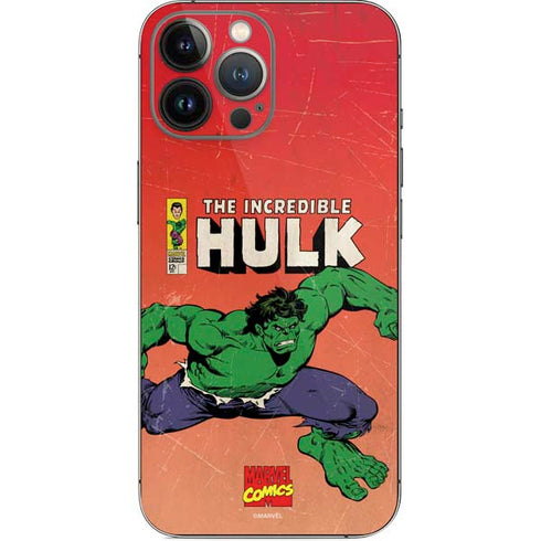Marvel Classic Comics The Incredible Hulk iPhone 15 Pro Max Skin