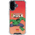 Marvel Classic Comics The Incredible Hulk iPhone 16 Clear Case
