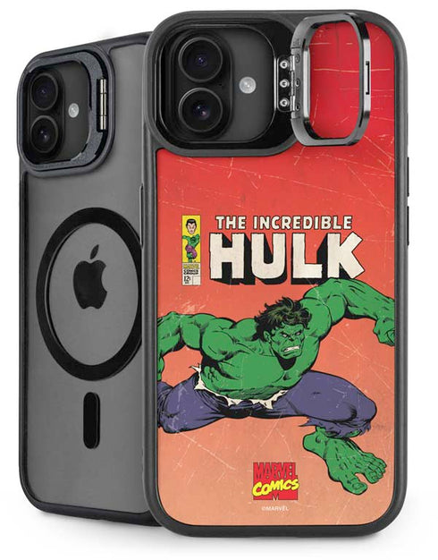 Marvel Classic Comics The Incredible Hulk iPhone 16 Plus Kickstand Case