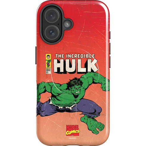 Marvel Classic Comics The Incredible Hulk iPhone 16 Plus Magsafe Impact Case
