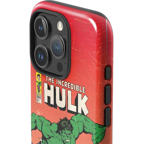 Marvel Classic Comics The Incredible Hulk iPhone 16 Pro Impact Case