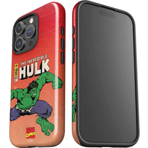 Marvel Classic Comics The Incredible Hulk iPhone 16 Pro Impact Case