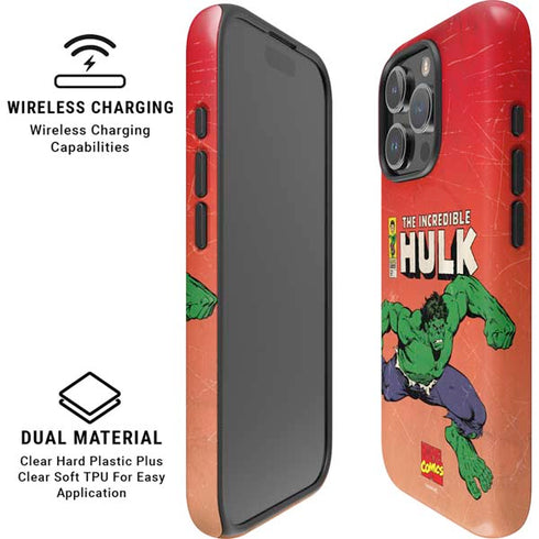 Marvel Classic Comics The Incredible Hulk iPhone 16 Pro Magsafe Impact Case