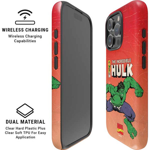 Marvel Classic Comics The Incredible Hulk iPhone 16 Pro Max Magsafe Impact Case
