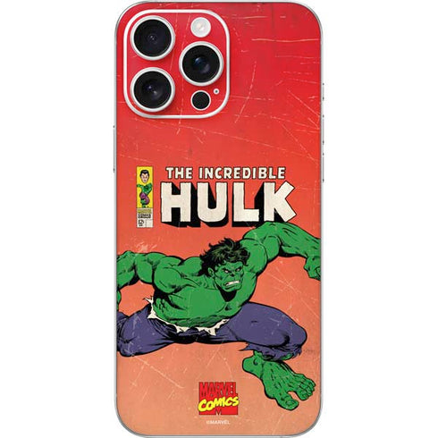 Marvel Classic Comics The Incredible Hulk iPhone 16 Pro Max Skin