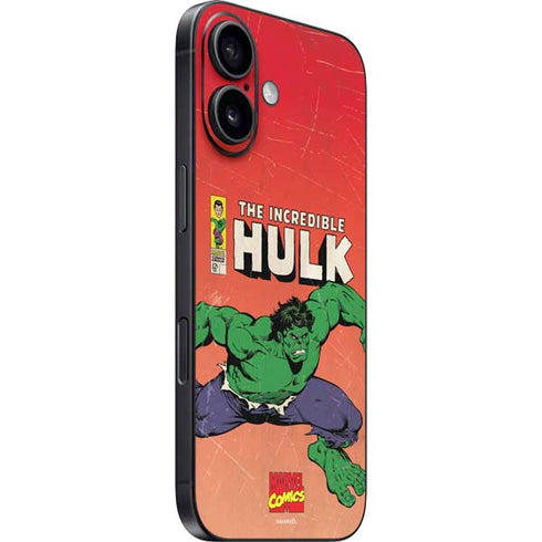 Marvel Classic Comics The Incredible Hulk iPhone 16 Skin