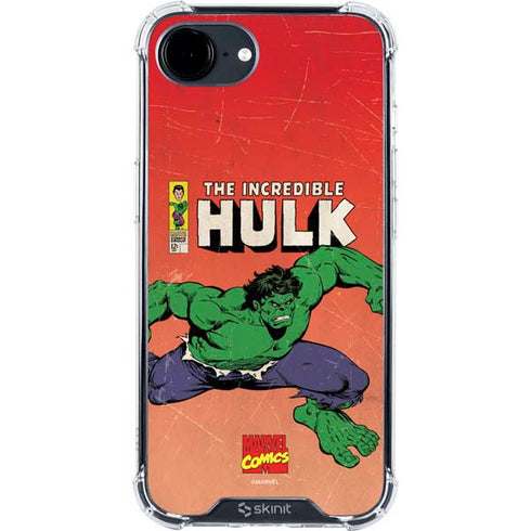 Marvel Classic Comics The Incredible Hulk iPhone 16e Clear Case