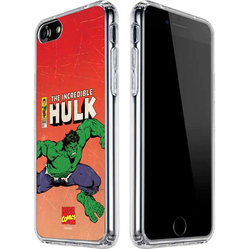 Marvel Classic Comics The Incredible Hulk iPhone SE (2nd & 3rd Gen) Clear Case