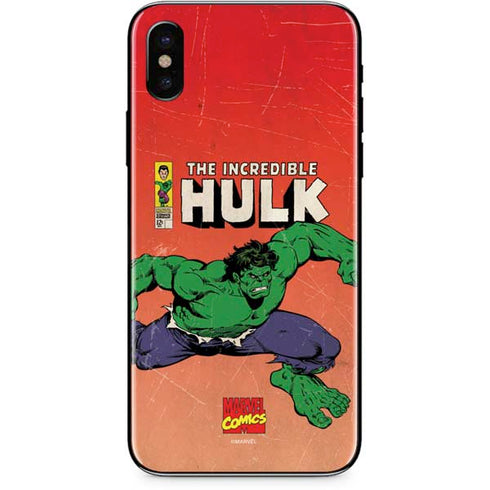 Marvel Classic Comics The Incredible Hulk iPhone X Skin