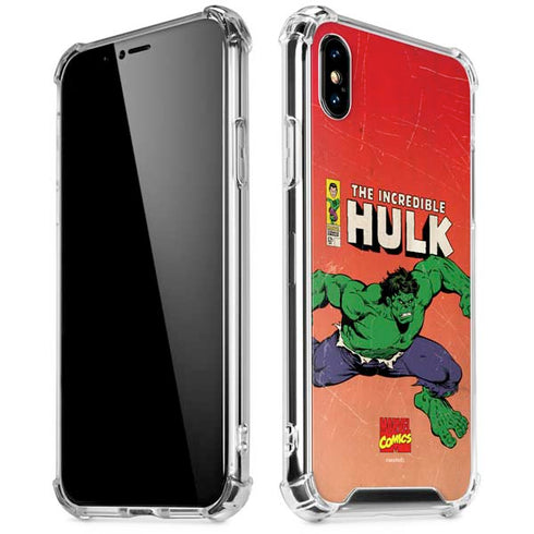 Marvel Classic Comics The Incredible Hulk iPhone X/XS Clear Case