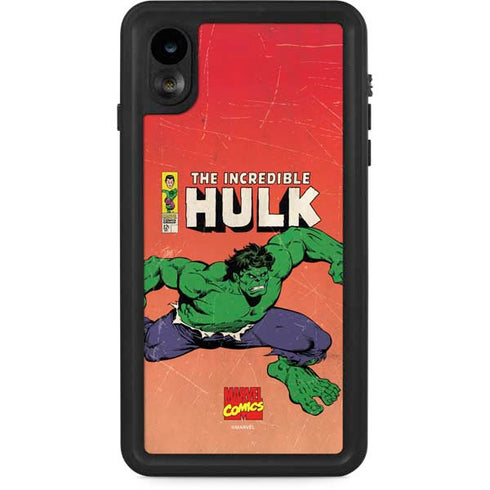 Marvel Classic Comics The Incredible Hulk iPhone XR Waterproof Case