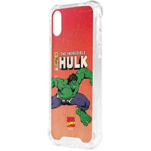 Marvel Classic Comics The Incredible Hulk iPhone XS Clear Case