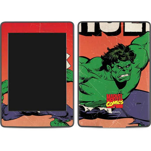 Marvel Classic Comics The Incredible Hulk Amazon Kindle Skin