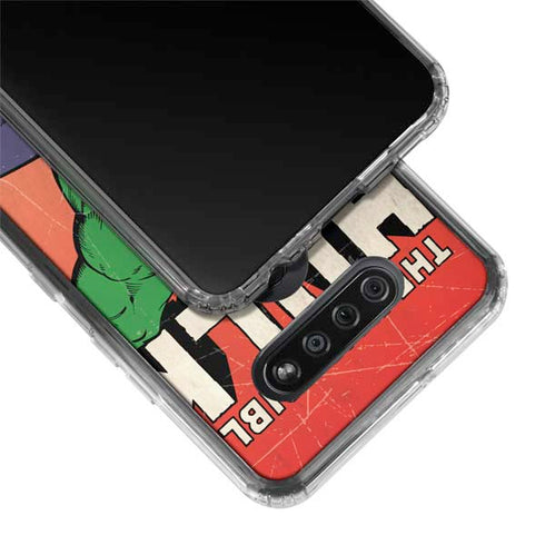 Marvel Classic Comics The Incredible Hulk LG K51/Q51 Clear Case