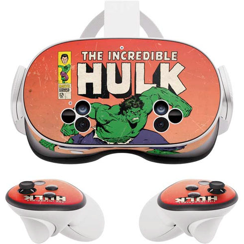 Marvel Classic Comics The Incredible Hulk Meta Quest 3S Skin